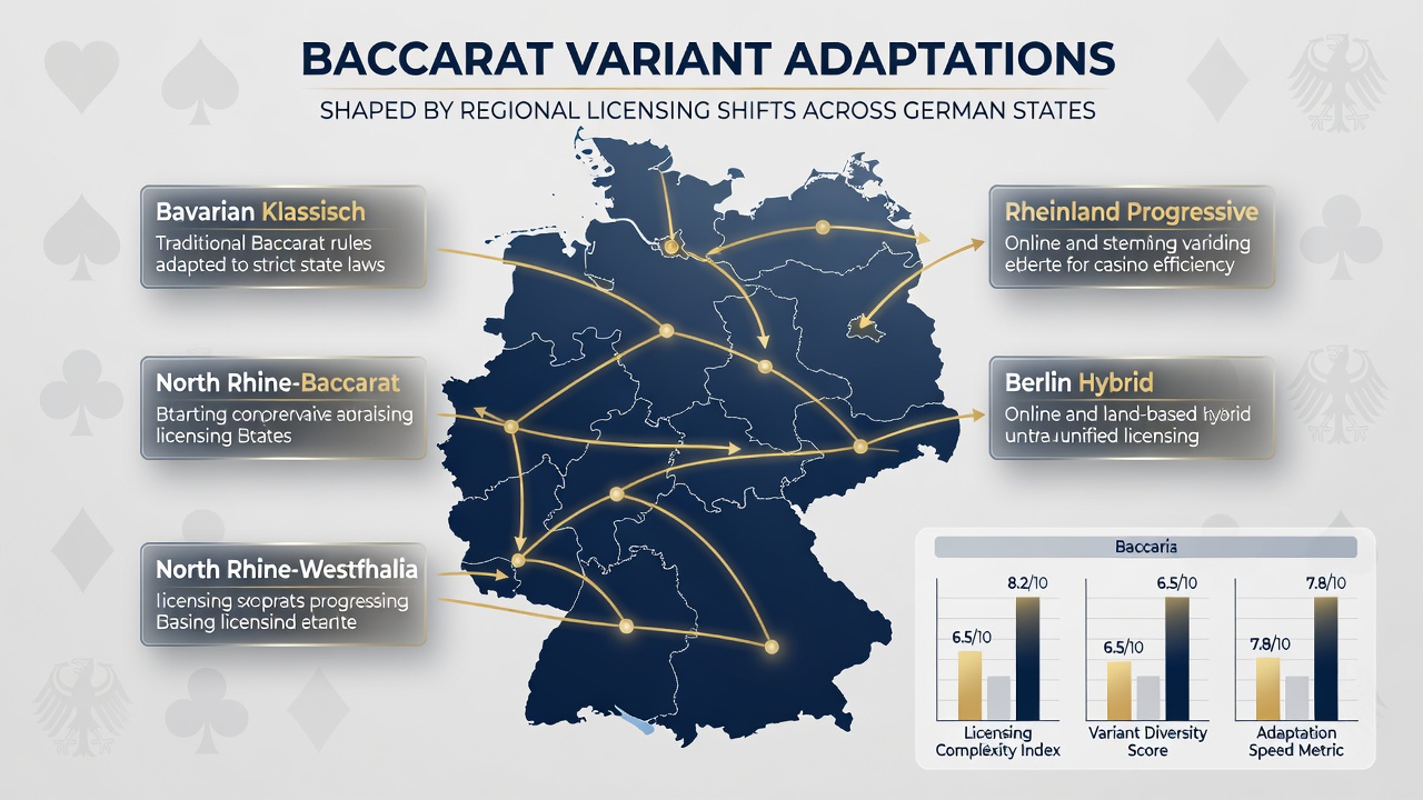 Illustration regionaler Lizenzveränderungen und deren Einfluss auf Baccarat in Deutschland