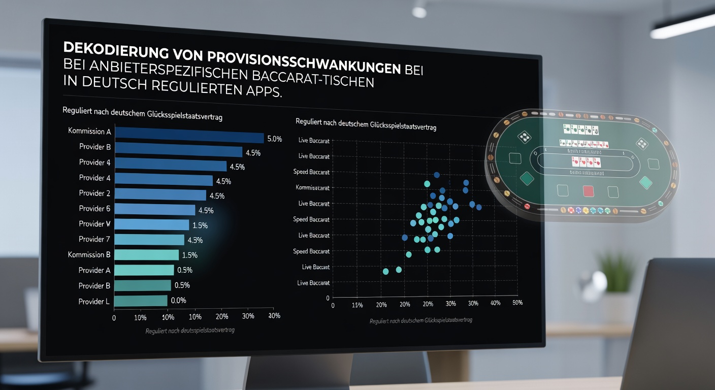 Vergleich von Provisionstabellen verschiedener Anbieter in einer deutschen Baccarat-App