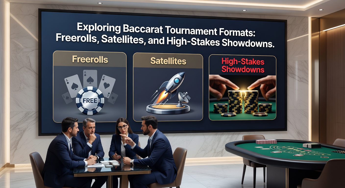 Ein Satellite-Turnier im Gange, mit Spielern konzentriert um den Tisch, Timer tickend und Chips stapelnd sich