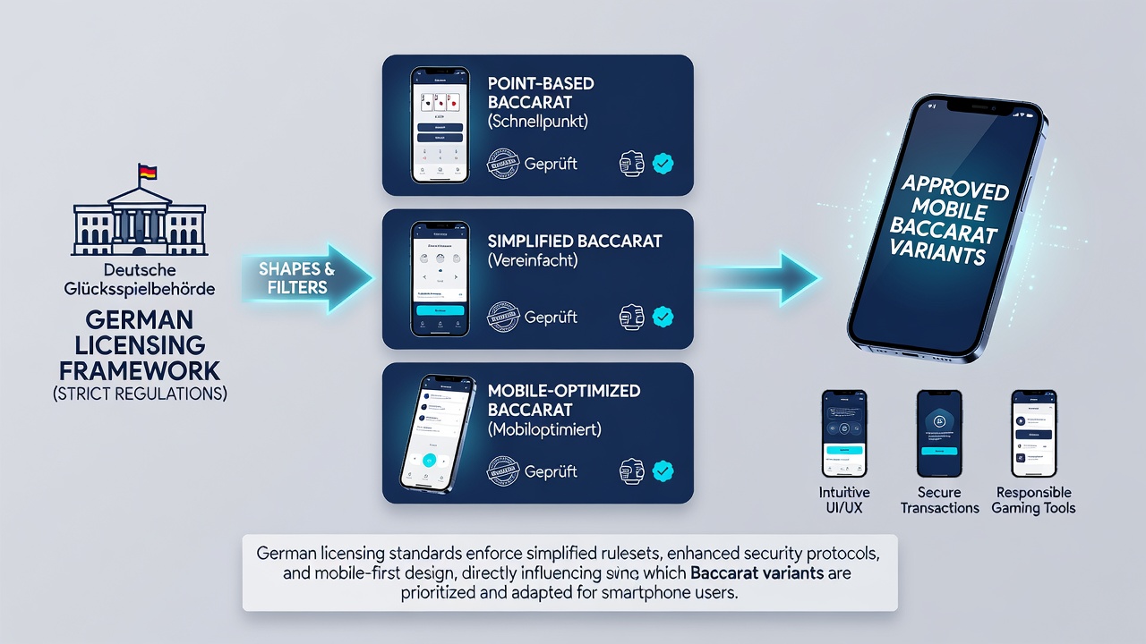 Mobile Baccarat-Schnittstelle mit lizenzierten Varianten und regulatorischen Hinweisen