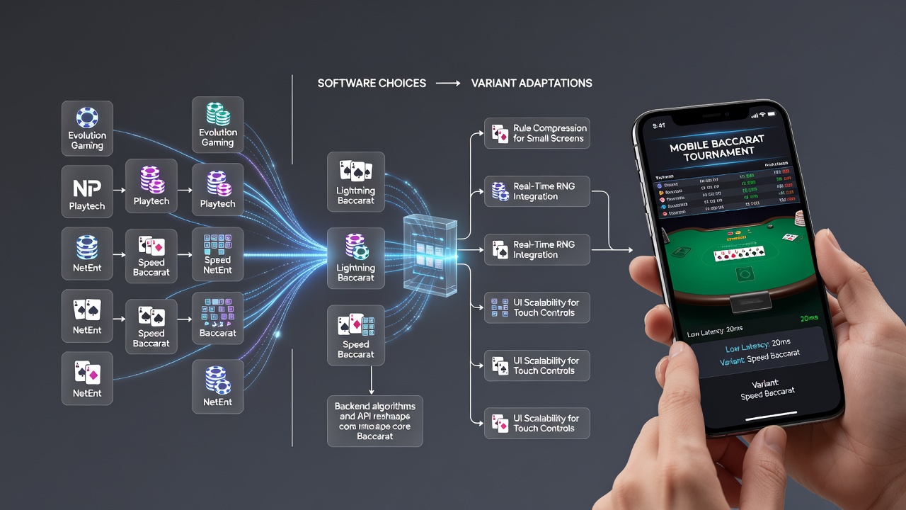 Mobile Turnier-Interfaces für angepasste Baccarat-Varianten