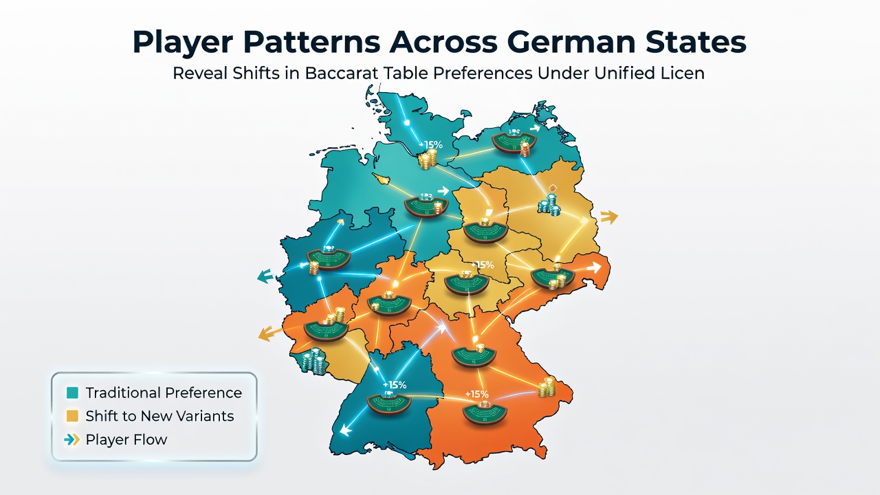 Vergleich von Baccarat-Tischoptionen und Spielerbewegungen in Bundesländern