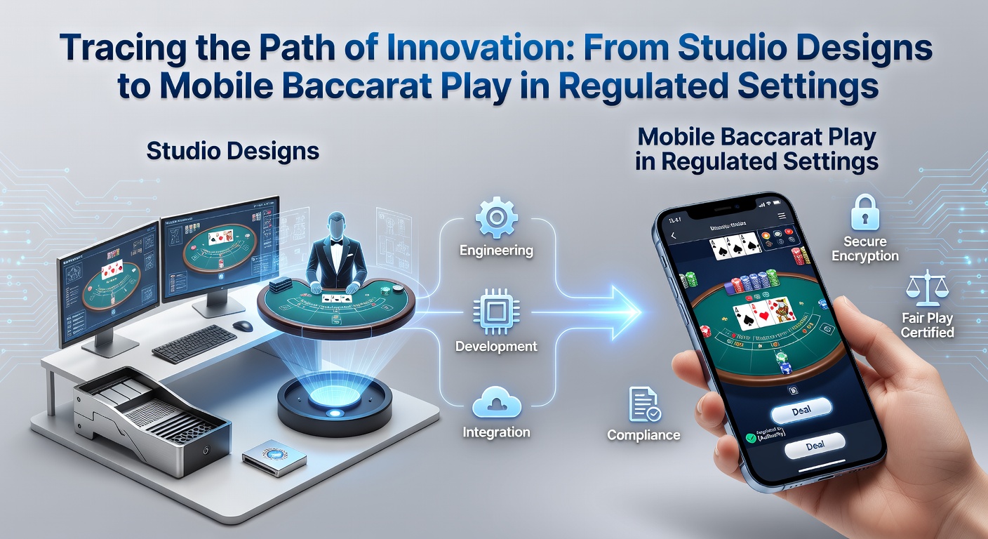 Mobile Baccarat-Interfaces und Studio-Technologien in regulierten Umgebungen